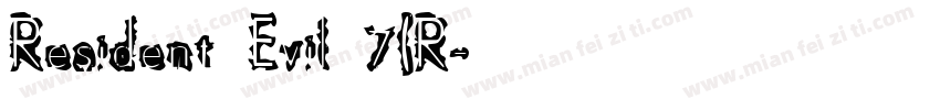 Resident Evil 7(R字体转换
